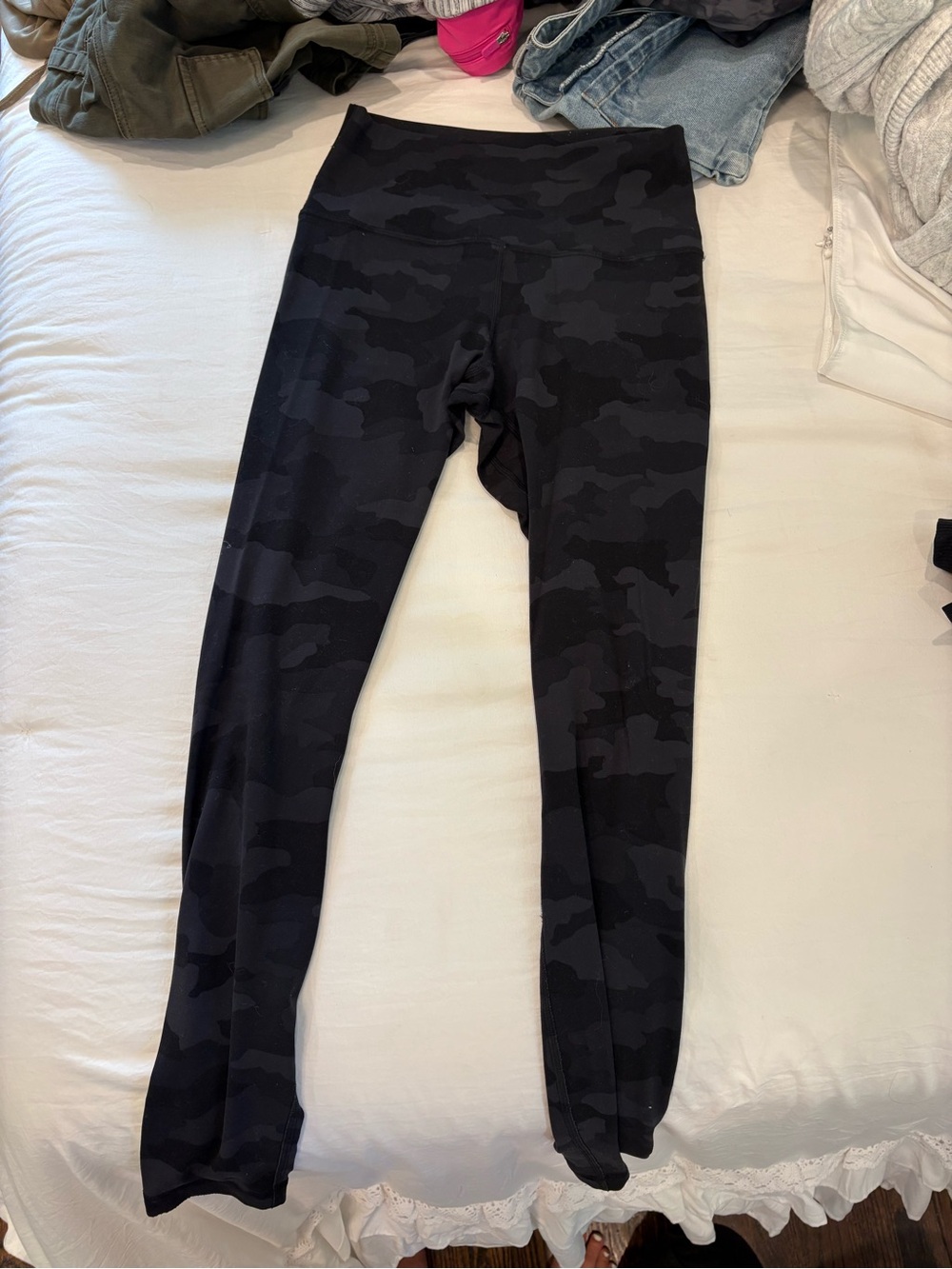 lululemon athletica Black Camo High-Rise Leggings